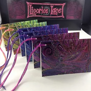 Small Cards 6 Gift Tags With String 3 Designs Gift Wrap Item Labels Rainbow Card - Picture 1 of 12