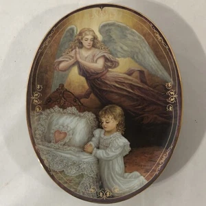 Bradford Exchange Plate Always By My Side - Bedtime Prayers - Picture 1 of 7