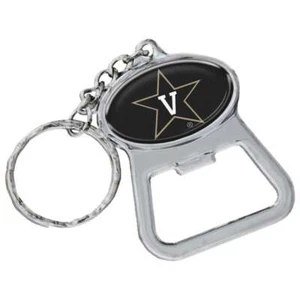 Vanderbilt Commodores Metal Key Chain And Bottle Opener W/domed Insert - Picture 1 of 1