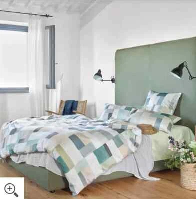 One SCHLOSSBERG SUIZA EURO Sham MIKA GRIS 26" X 26" Algodón Satén Nuevo Foto 1 de 4