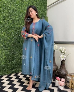 Women Pakistan Salwar Kameez Suits Dresses For Women Kurta palazzo set, dresses - Picture 1 of 8
