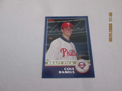 COLE HAMELS PHILLIES 2010 TOPPS THE CARDS YOUR MOM THREW OUT CARD #CMT110 - Image 1 of 2