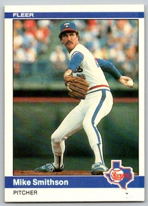 1984 Fleer Mike Smithson RC Texas Rangers #428