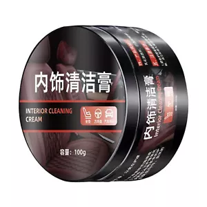Automotive Interior Leather Cleaning Cream, Car Leather Conditioner Oil Paste - Picture 1 of 12