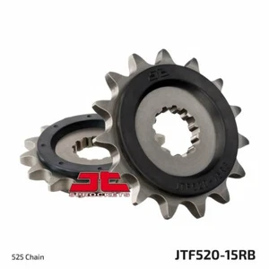 JT Sprockets Pignone a SILENZIATO 15 Denti con Passo 525 GOMMATO JTF520.15RB - Foto 1 di 1