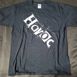 Havoc Definition Tshirt Widespread Destruction 2 Sided Black Size Large - Picture 1 of 5
