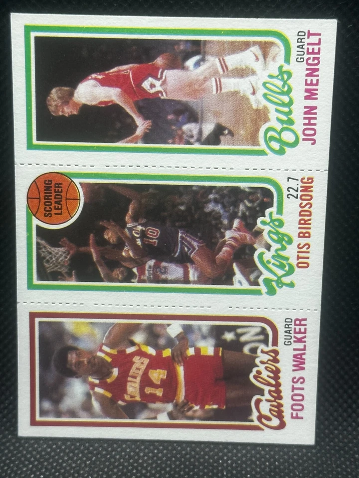 1980-81 Topps Basketball #48 60 122 JOHN MENGELT FOOTS WALKER OTIS BIRDSONG #1 - Image 1 of 1