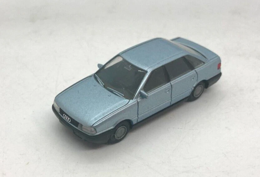 39814 RIETZE / GERMANY / AUDI 80 BLEU METAL HO 1/87 - Photo 1/3