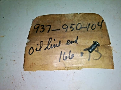 SACHS DOLMAR CHAINSAW, MODEL 166, PART# 937 950 104, OIL LINE END - Image 1 of 4