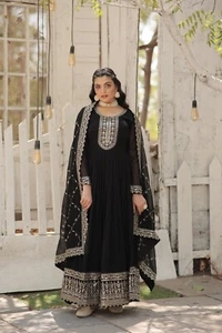 Bollywood Readymade Salwar Kameez Party wear Suit Indian Wedding wear Dress Gown - Picture 1 of 44