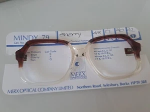 Merx Vintage Mindy 80's vintage plastic glasses - Picture 1 of 8