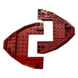 2 NEUE LEGO Boat, Bow Brick 10 x 12 x 1 Open Rötlich-Braun - Bild 1 von 1