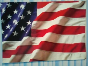NEW BEAUTIFUL PHOTO POST CARD OUR AMERICAN FLAG UNITED STATES - Bild 1 von 12