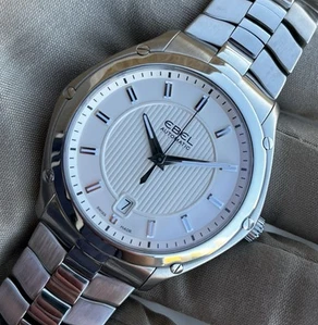 Ebel 40mm Automatic Classic Sport MINT CONDITION LIKE NEW FULL LINK BRACELET - Picture 1 of 8