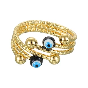 Anillo Mal de Ojo, 2 Ojos Anillos Mal de Ojo con Caja Decorativa - Imagen 1 de 6