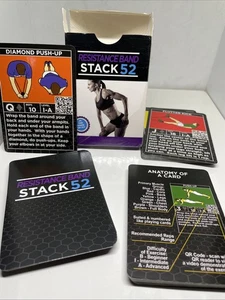 STACK 52 Resistance Exercise Workout Card Game Home Fitness Training Program - Picture 1 of 3