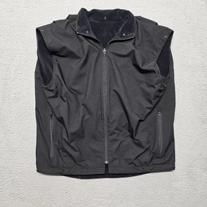 Zero Restrictions Jacket Mens L Black Gore Windstopper Vest Reversible Full Zip - Picture 1 of 20