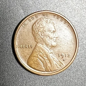 NICE 1912-S LINCOLN CENT ~ GREAT AU CONDITION - Picture 1 of 2
