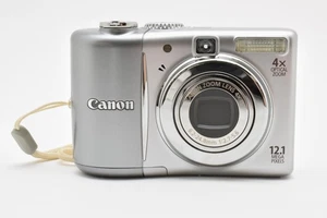[MINT] Canon PowerShot A1100 IS 12.1MP Digital Camera silver From JAPAN - Picture 1 of 24