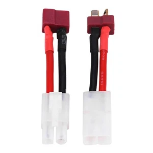 2Pcs/Set T Plug Female/Male To Male/Female Adapter Cable 14 AWG Wire XOU - Afbeelding 1 van 7