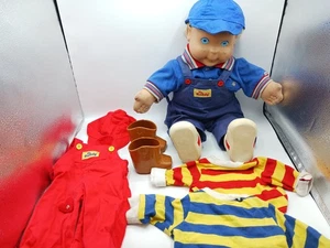 1986 Hasbro My Buddy Puppe blonde Haare blaue Augen mit extra Kleidung, Schuhe - Bild 1 von 5