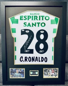 Cristiano Ronaldo firmado Sp. Camiseta Lisboa / FIFA / Rookie / Beckett - Imagen 1 de 18