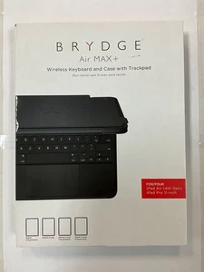 BRYDGE Air MAX+ Wireless Keyboard Case Trackpad for IPad Air 4th/ipad pro 11-inc - Picture 1 of 4