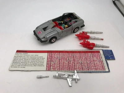 VINTAGE G1 TRANSFORMERS HASBRO TAKARA  BLUESTREAK WITH ACCESSORIES - Image 1 of 4