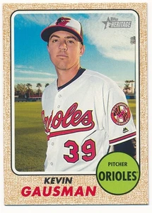 Kevin Gausman 2017 Topps Heritage #497 Baltimore Orioles Baseball neuwertig - Bild 1 von 2