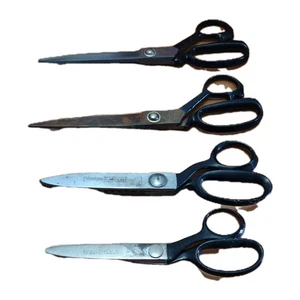 Vintage Lot Scissors & Pinking Shears - Picture 1 of 12