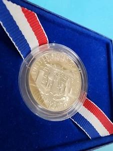 1986 CLAD ERROR Liberty Half Dollar Proof Statue of Liberty Commemorative 50c - Picture 1 of 6
