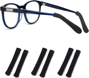 Soft Knitting Cotton Glasses Ear Cushion, Eyeglasses Temple Tips Sleeve, Non-Sli - Picture 1 of 12