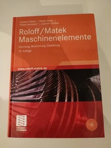 Roloff/Matek Maschinenelemente: Normung, Berechnung, Gestaltung, 19. Auflage - Bild 1 von 2