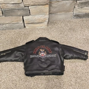 Giacca ecopelle Harley Davidson Born To Ride giovane taglia 2T - Foto 1 di 13