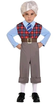 Мальчик "Old Geezer" ребенка маленький 4-6 2шт. Костюм (комбинезон и ремень) Бесплатная доставка  - Изображение 1 из 4