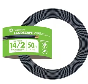 50 ft. 14/2 Black Stranded CU Low-Voltag - Picture 1 of 3