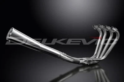 Delkevic Full 4-1 Stainless Exhaust Muffler - Kawasaki KZ650B 76-79 KZ650C 76-83 - Image 1 of 4