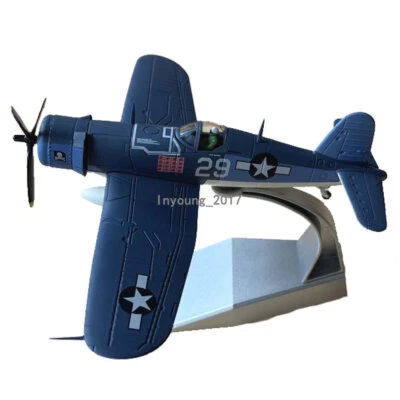 1:72 WWII F4U Corsair Fighter Airplane Model Diecast Military Army Plane Model - Image 1 of 4