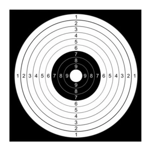  Bersagli Cartone per Tiro a Segno Aria Compressa  - Imagen 1 de 6