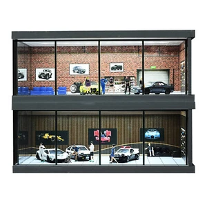 1:64 Car Garage Diorama | City Showroom Parking | Display Model Scene - Picture 1 of 32