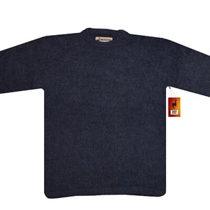 HANDGEMACHTER DUNKELGRAUER HERRENPULLOVER AUS ANDEAN ALPAKA GRÖSSE L - Bild 1 von 8