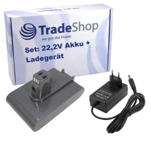 2in1 Set: Li-Ion Akku 22,2V 2000mAh + Ladegerät für Dyson DC43, DC43h Animal Pro - Bild 1 von 10