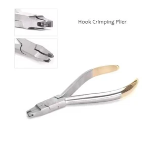 DENTAL HOOK CRIMPING PLIER CRIMPABLE ARCH WIRE PLACEMENT NEW ORTHODONTIC PLIERS - Picture 1 of 1