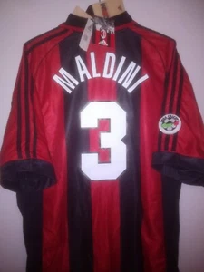 AC MILAN 1998-1999 BNWT Maldini 3 Opel camiseta shirt trikot maillot maglia XL - Picture 1 of 6