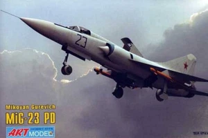 1/72 Jet Mikoyan Gurevich MiG-23PD ART model 7208 Plastic Model kit - Picture 1 of 10