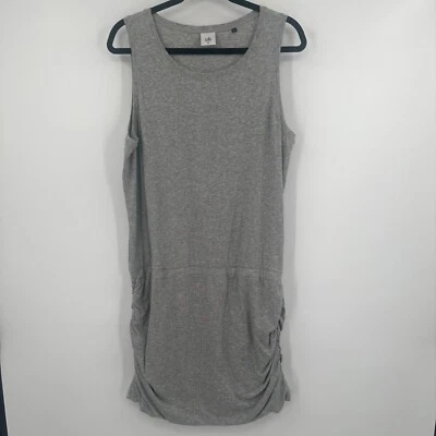 Cabi Everyday Tank Dress Women's XL Gray Heather Stretch Jersey Ruched Front - Image 1 of 4