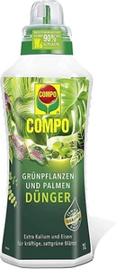 COMPO Grünpflanzendünger Palmendünger Zimmer Balkon Terrasse Flüssigdünger 1 L - Bild 1 von 9