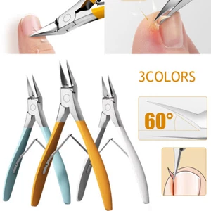Alicate de uñas de acero inoxidable encarnado cortador de uñas removedor de piel muerta herramienta de pedicura - Imagen 1 de 26