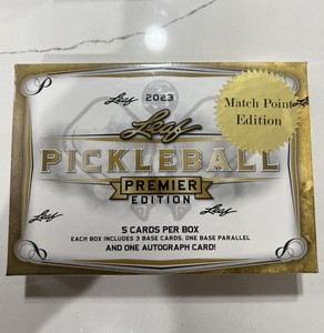 2023 Leaf Pickleball Premier Match Point Edition Box 1 Auto IN HAND 🔥🔥