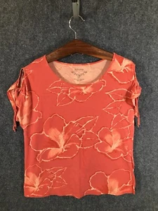 Sonoma Bluse Damen Größe L Mehrfarbig Bindeärmel Kurzarm - Bild 1 von 10